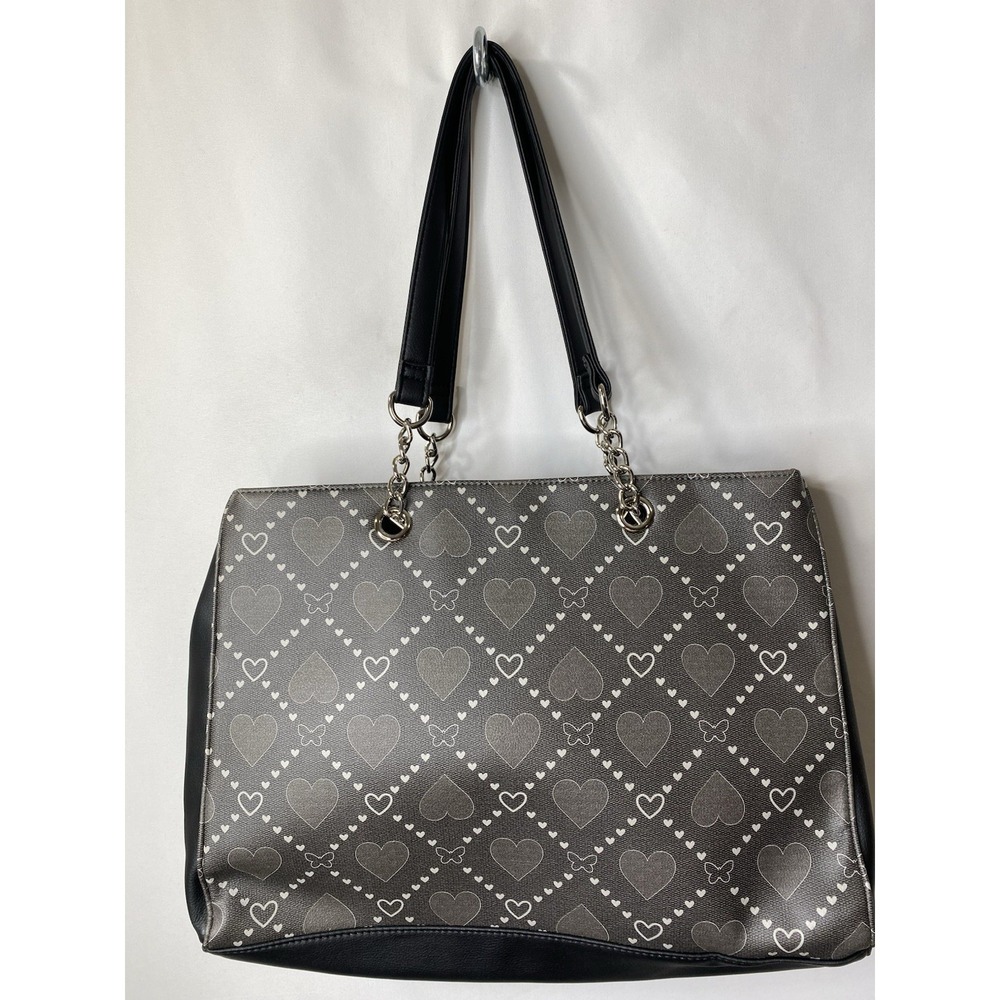 Luv Betsey By Betsey Johnson Women's Purse Tote Bag Valentine's Day Hearts Glam - Picture 5 of 16